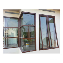 American modern home design thermal break double glazed aluminium frame french window casement window